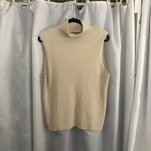 Women’s sleeveless turtleneck